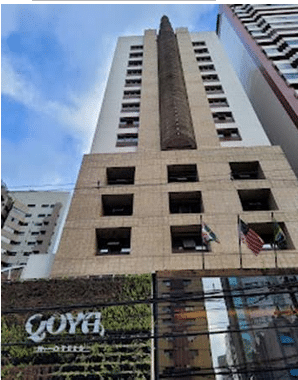 HOTEL QOYA CURITIBA, BY HILTON<br>⭐⭐⭐⭐⭐ <br> Distância do hotel para o <br>Viasoft Experience - 8 Km